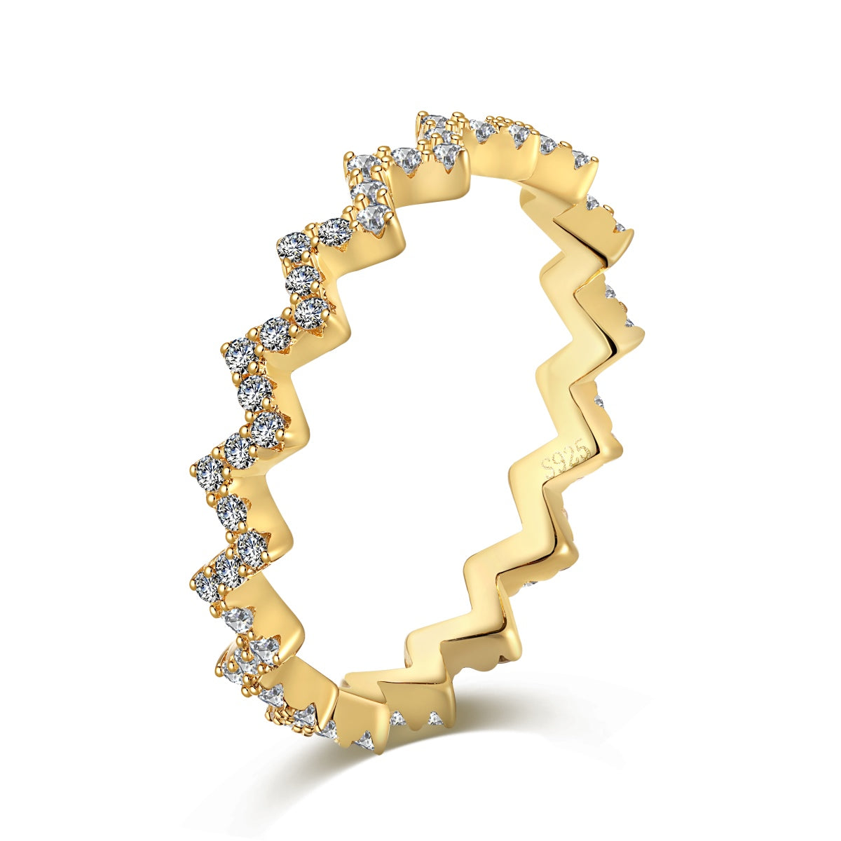 [Lora-Jewelry] Bague quotidienne délicate et enchanteresse en forme de vague