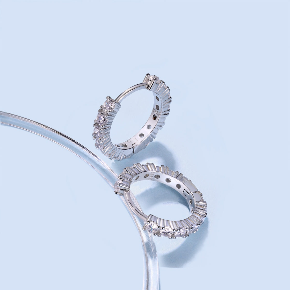 [Lora-Jewelry]Boucles d'oreilles rondes colorées et rayonnantes