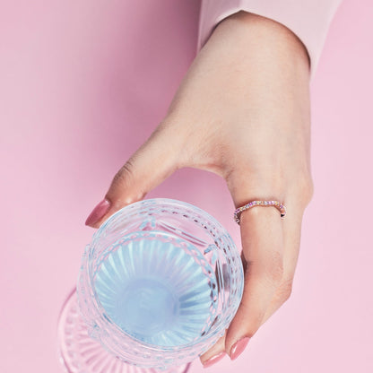 [Lora-Jewelry] Bague de fête ronde colorée et délicate