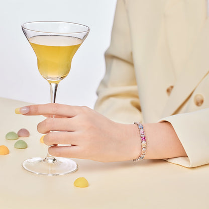 [Lora-Jewelry] Bracelet de fête délicat et coloré à plusieurs coupes