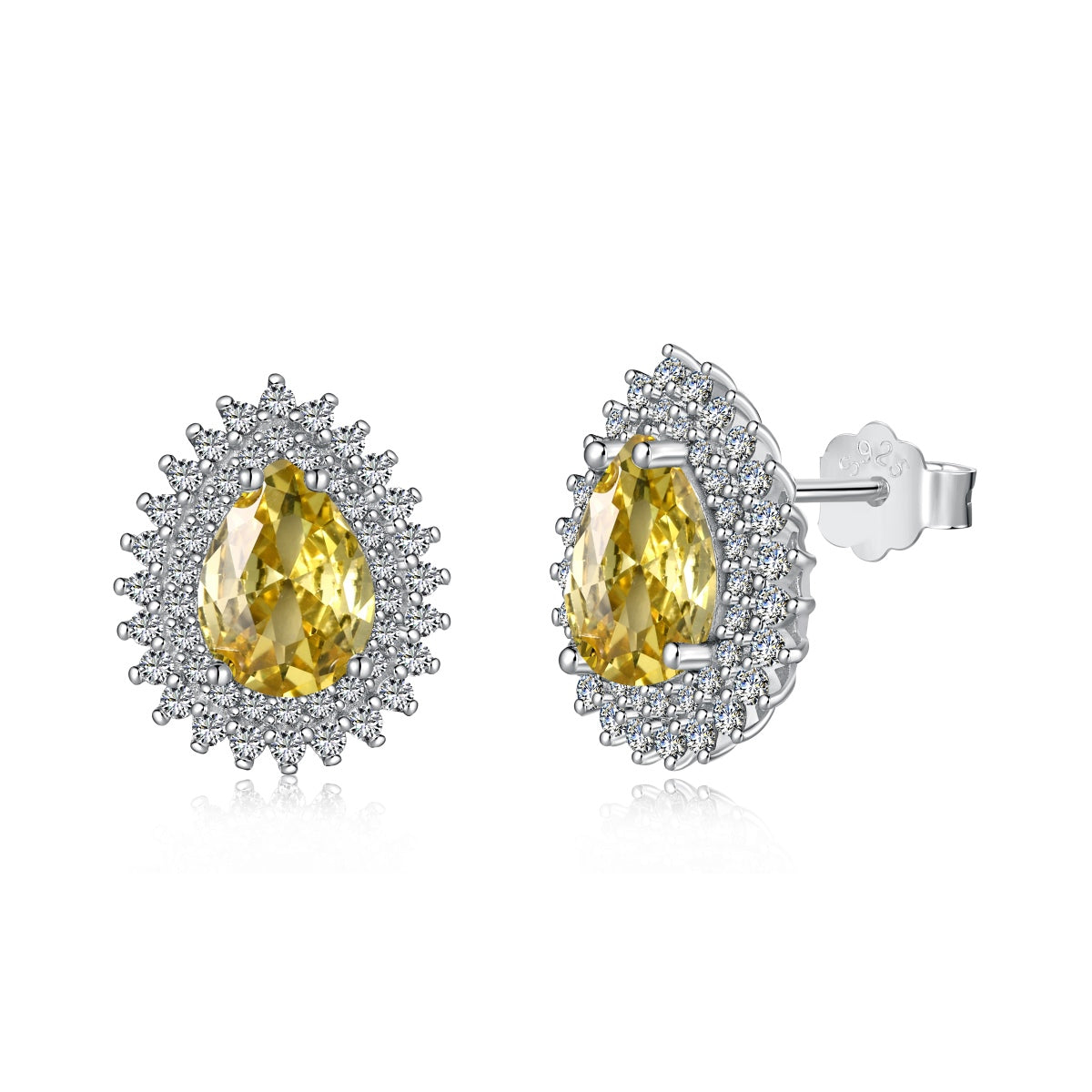 [Lora-Jewelry] Boucles d'oreilles délicates et magnifiques en forme de poire