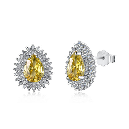 [Lora-Jewelry] Boucles d'oreilles délicates et magnifiques en forme de poire
