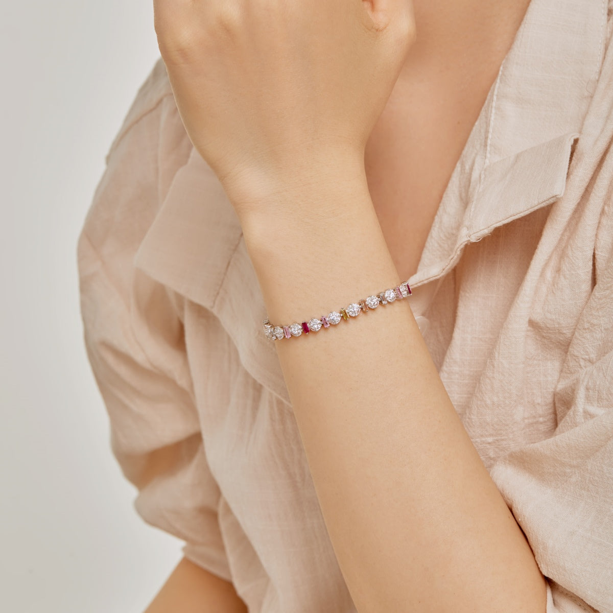 [Lora-Jewelry] Bracelet quotidien rond et coloré