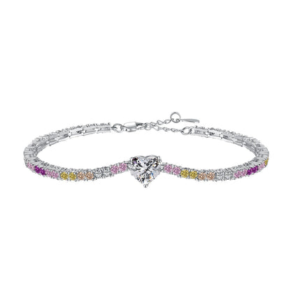 [Lora-Jewelry] Bracelet délicat et romantique en forme de cœur pour amoureux