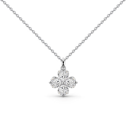 [Lora-Jewelry] Collier de perles en forme de trèfle à quatre feuilles en forme de cœur