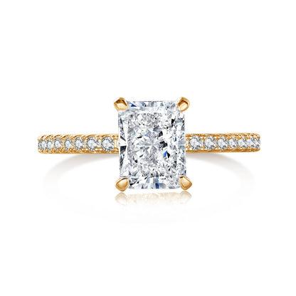 [Lora-Jewelry] Bague de fête scintillante et éclatante de 2,0 carats
