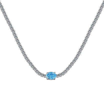 [Lora-Jewelry] Collier taille ovale brillant de 1,0 carat