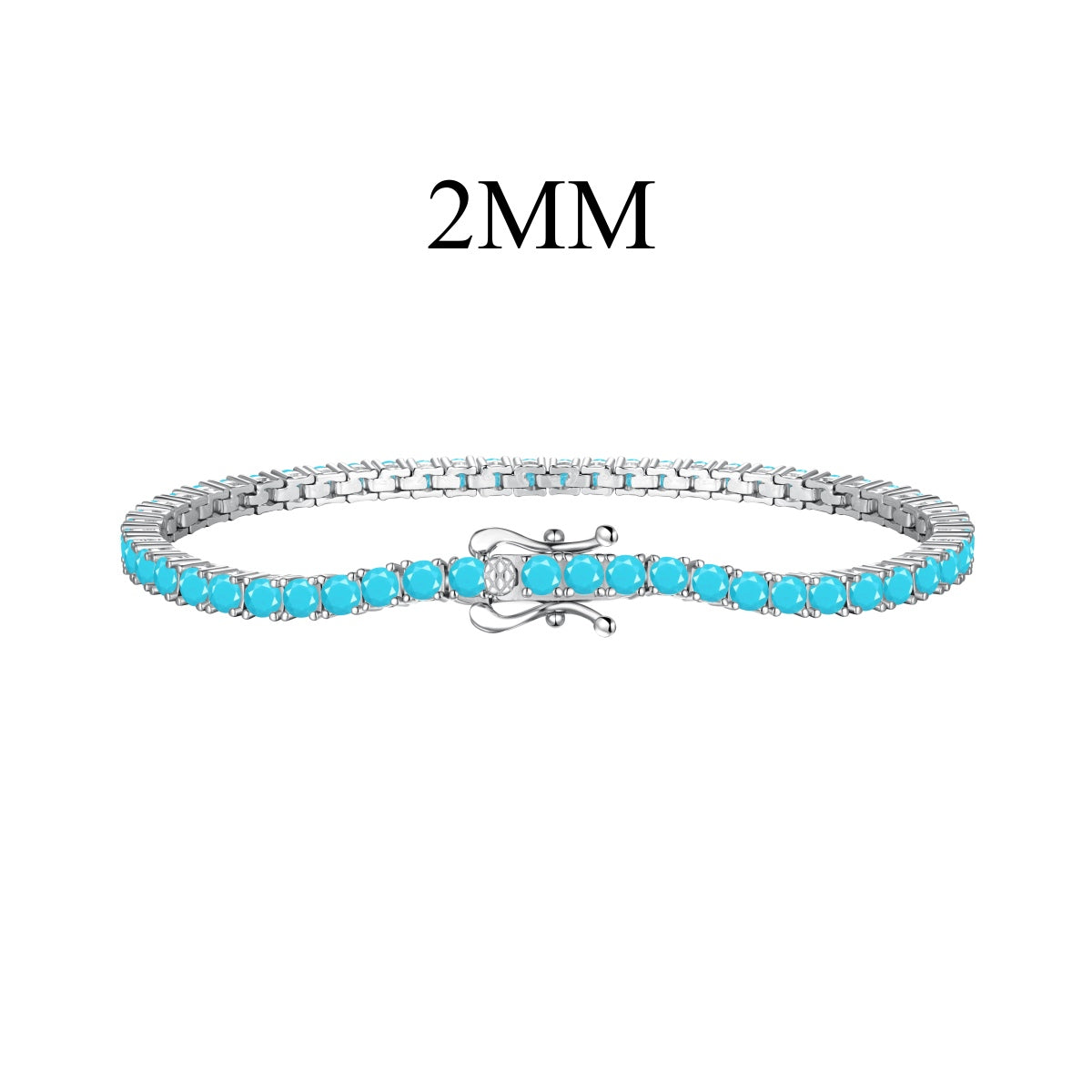 [Lora-Jewelry] Bracelet quotidien éblouissant et exquis à coupe ronde