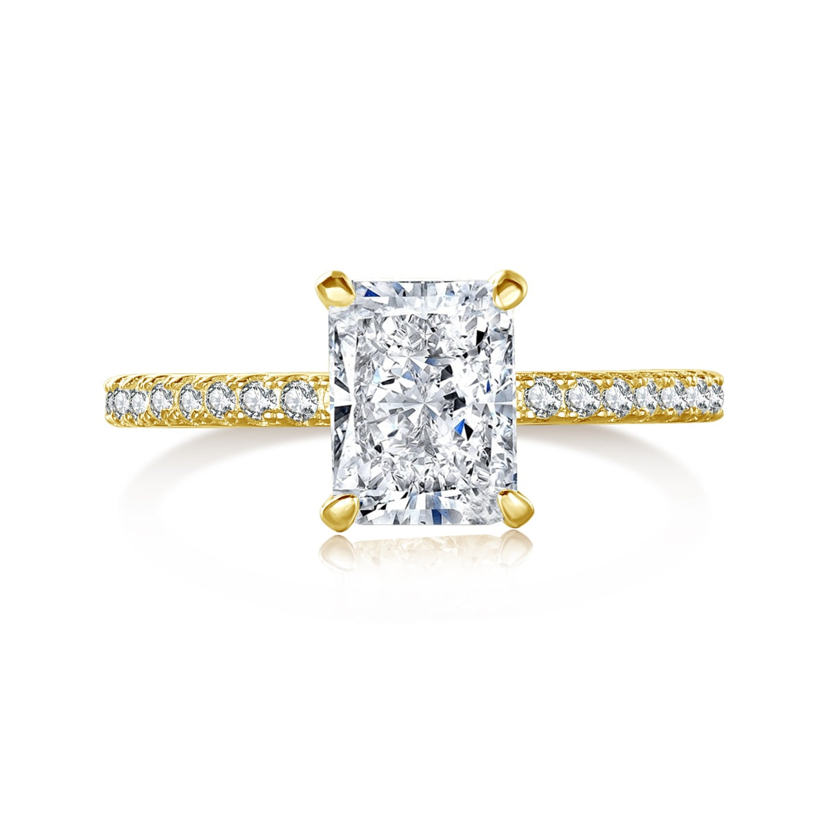 [Lora-Jewelry] Bague de fête scintillante et éclatante de 2,0 carats