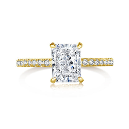 [Lora-Jewelry] Bague de fête scintillante et éclatante de 2,0 carats