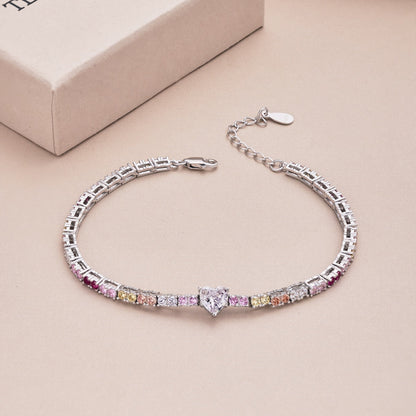 [Lora-Jewelry] Bracelet délicat et romantique en forme de cœur pour amoureux
