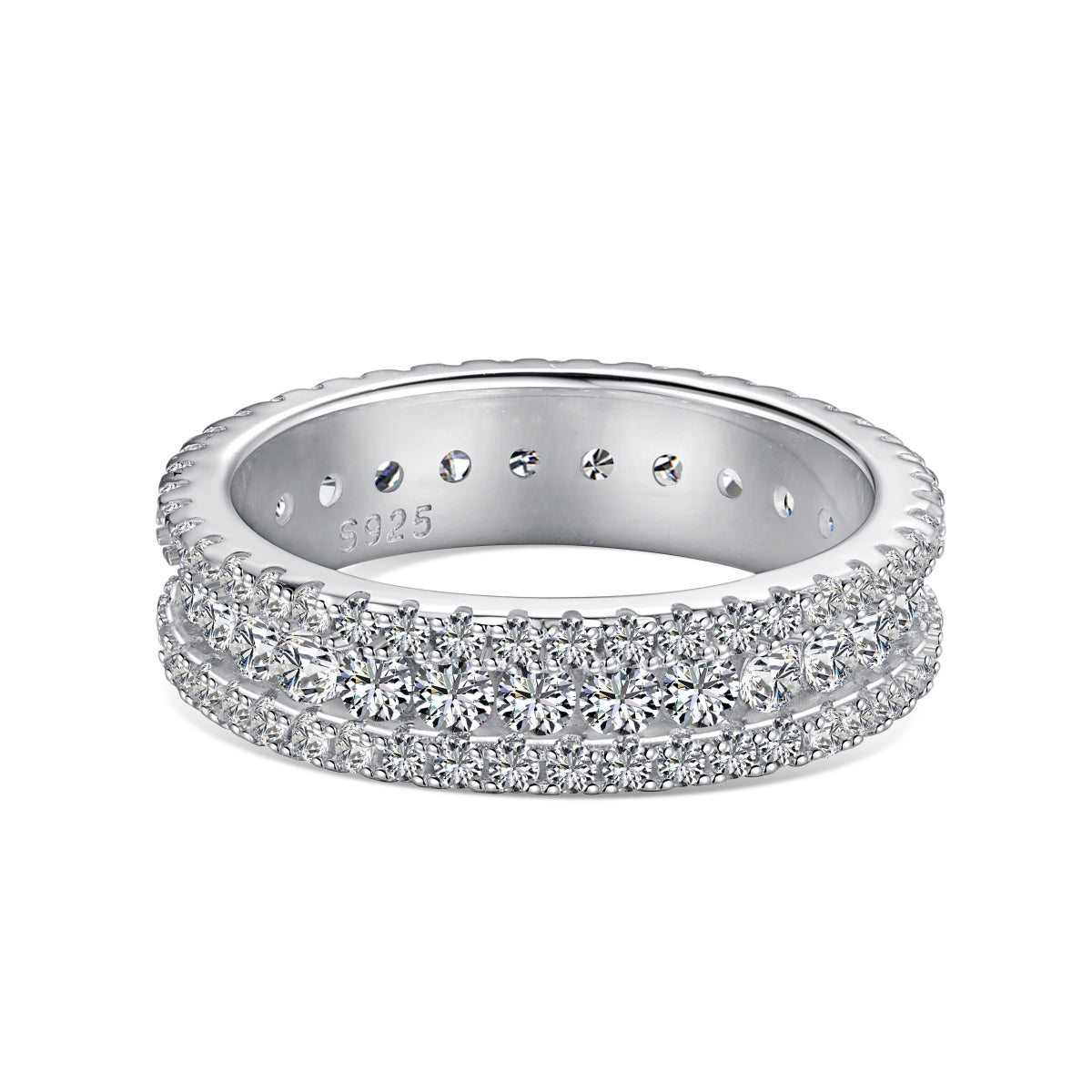 [Lora-Jewelry] Bague quotidienne délicate et colorée à taille ronde