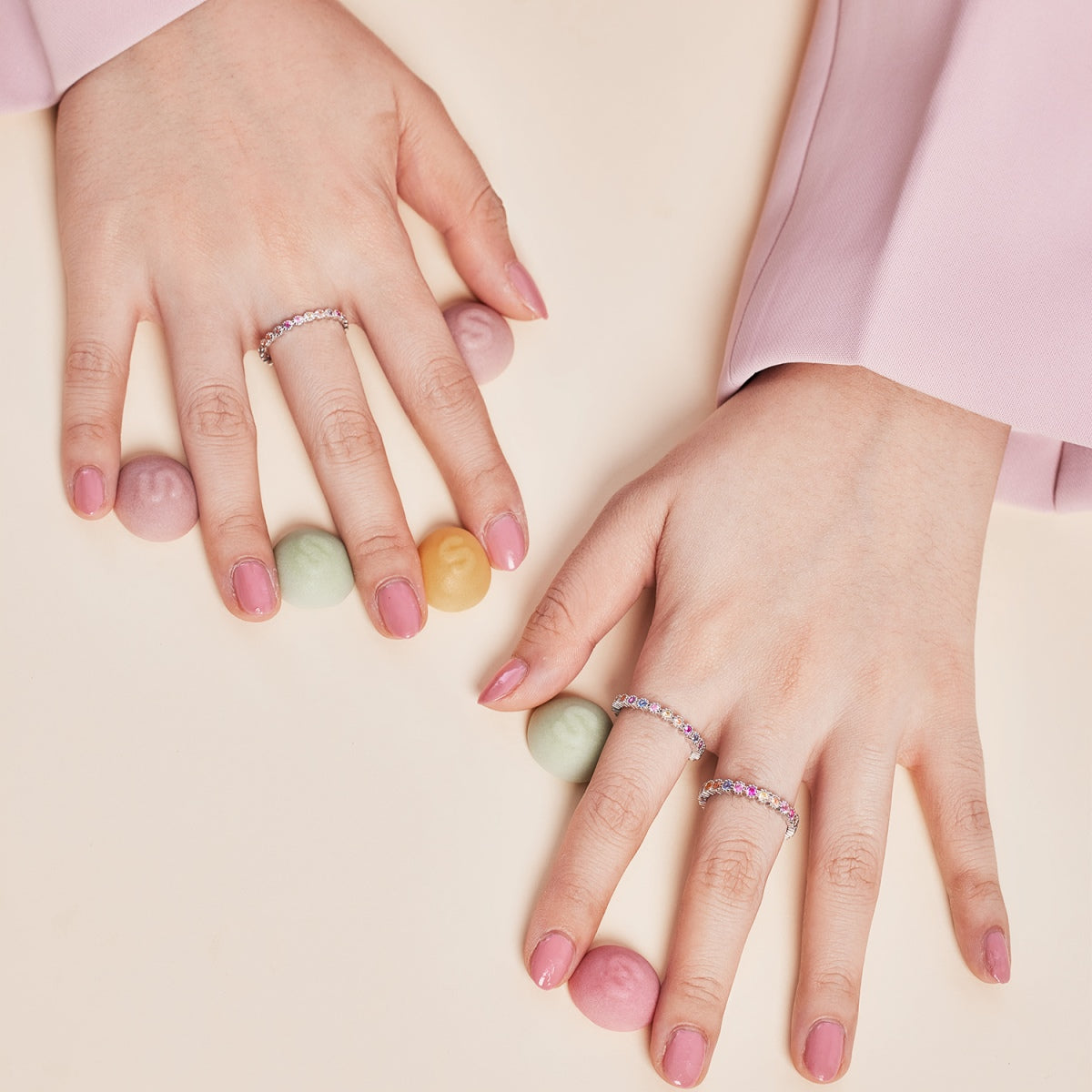 [Lora-Jewelry] Bague de fête exquise et colorée à coupe ronde