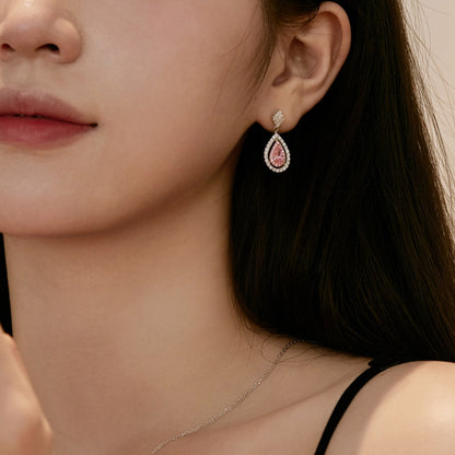 [Lora-Jewelry] Boucles d'oreilles de banquet en forme de goutte d'eau délicates et ornées