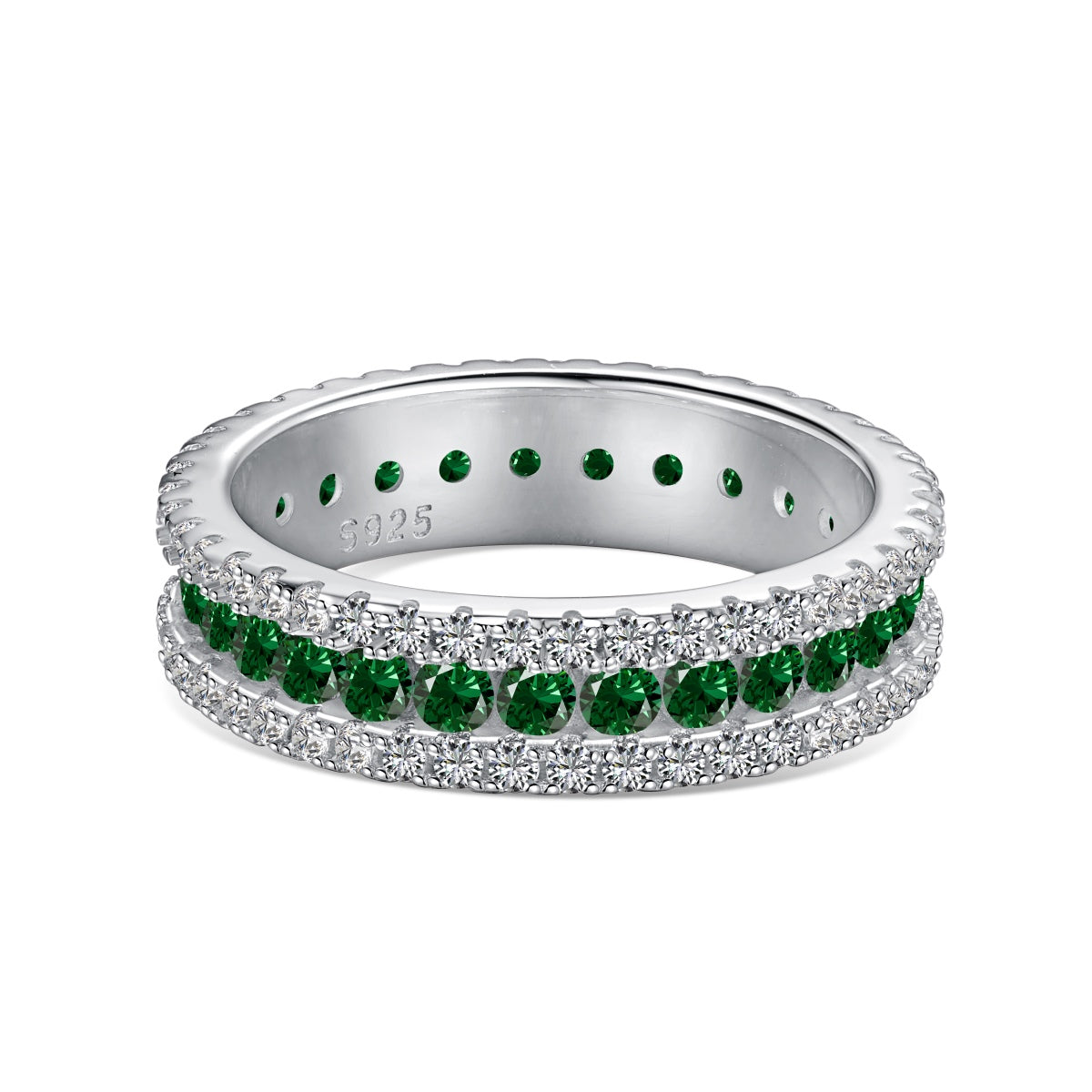 [Lora-Jewelry] Bague quotidienne délicate et colorée à taille ronde