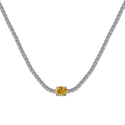 [Lora-Jewelry] Collier taille ovale brillant de 1,0 carat