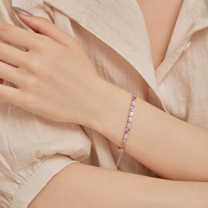 [Lora-Jewelry] Bracelet de fête orné de fleurs colorées