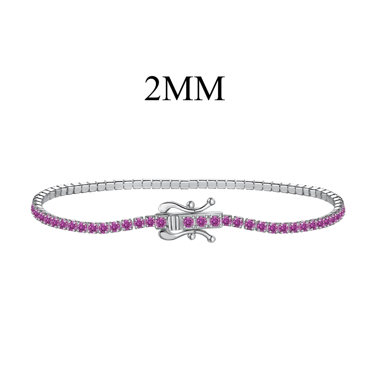 [Lora-Jewelry]Radiant Colorful Round Cut Party Bracelet
