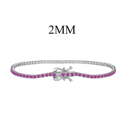 [Lora-Jewelry]Radiant Colorful Round Cut Party Bracelet