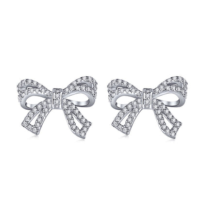 [Lora-Jewelry] Boucles d'oreilles délicates en forme de nœud