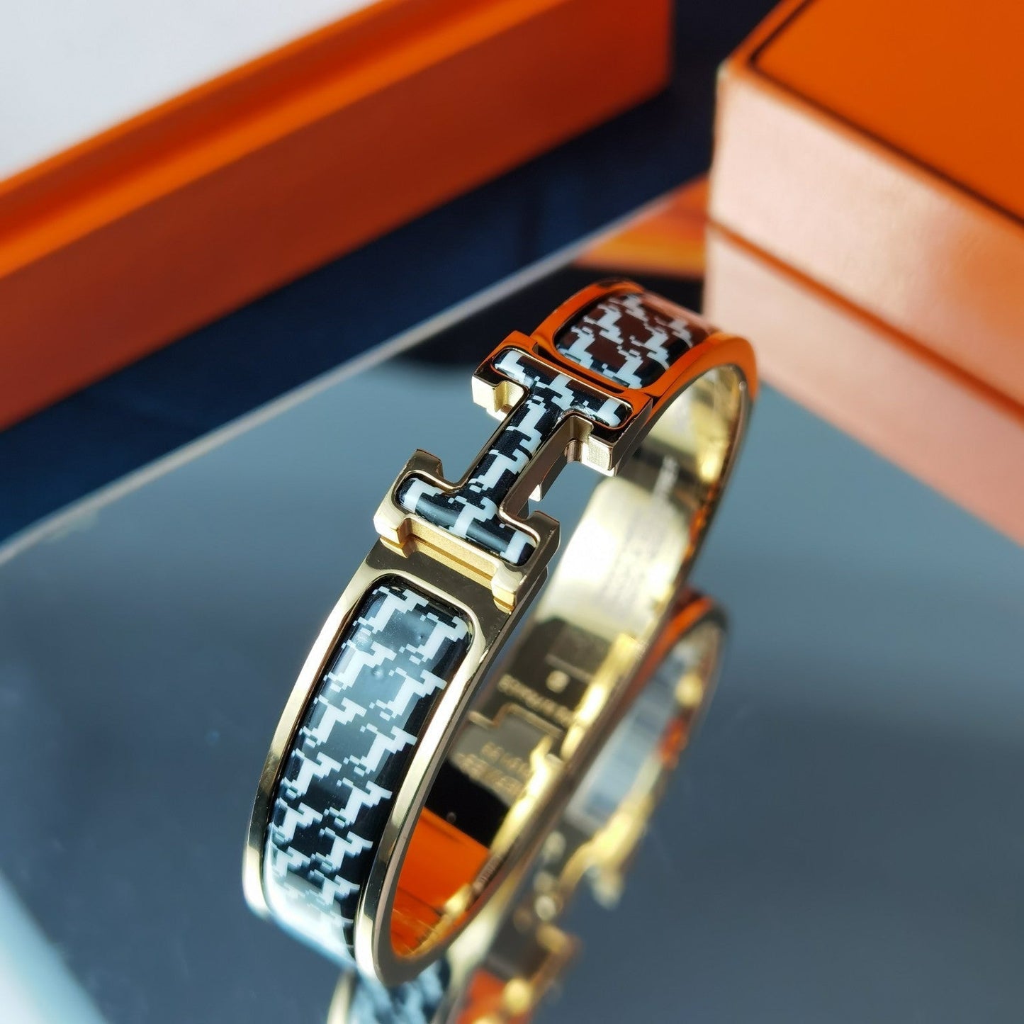 [ローラジュエリー]Hホースブレスレット 12mm