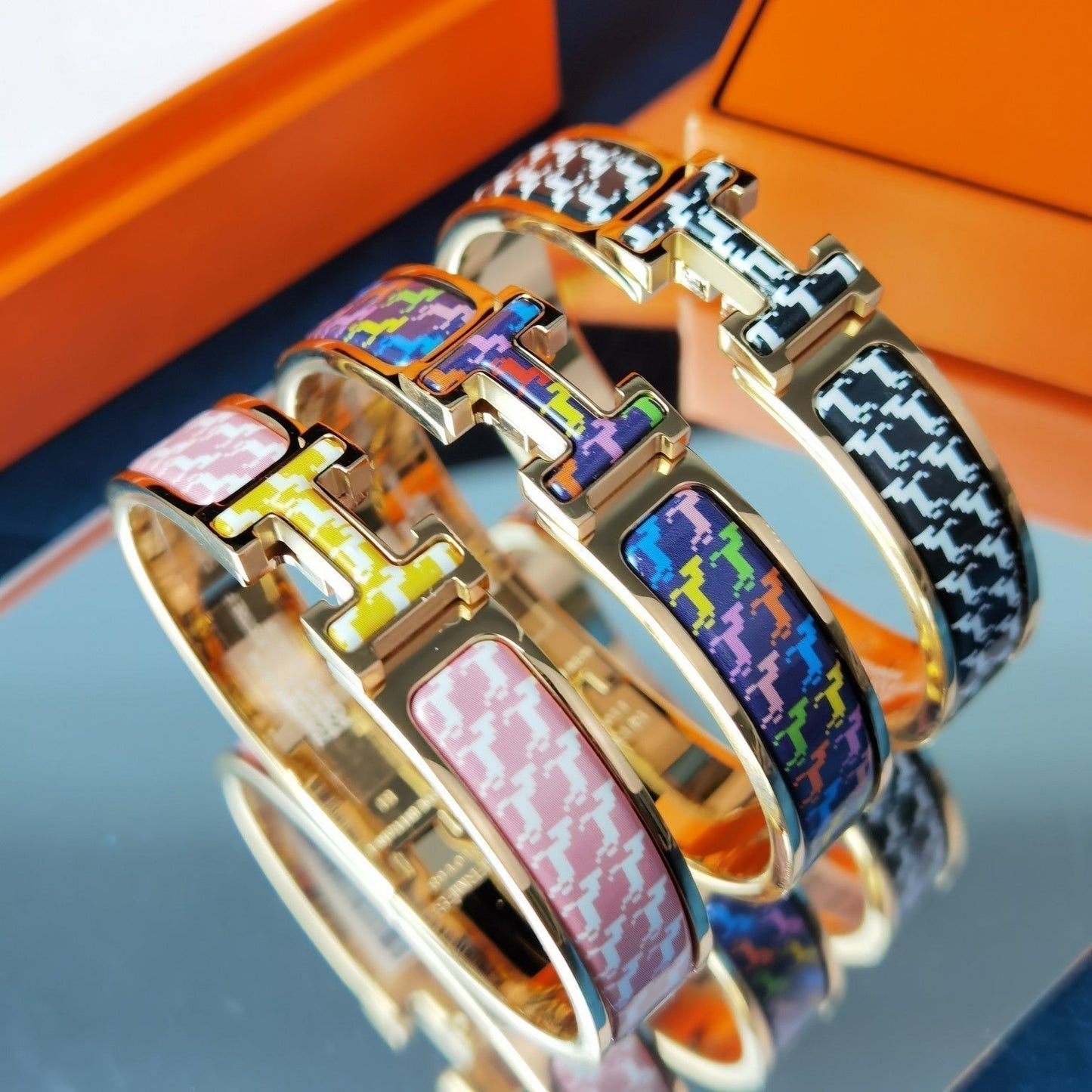 [ローラジュエリー]Hホースブレスレット 12mm