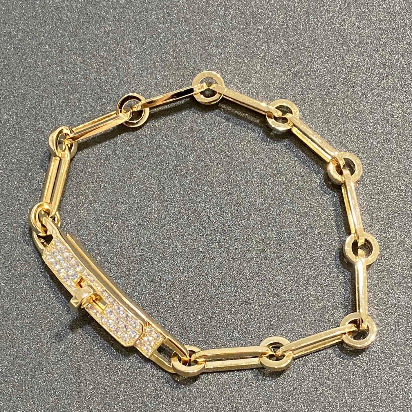 [ローラジュエリー]チェーンブレスレット スモールモデル ダイヤモンド