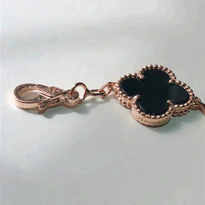 [Lora-Jewelry]CLOVER 5 MOTIFS MULTICOLOR  BRACELET