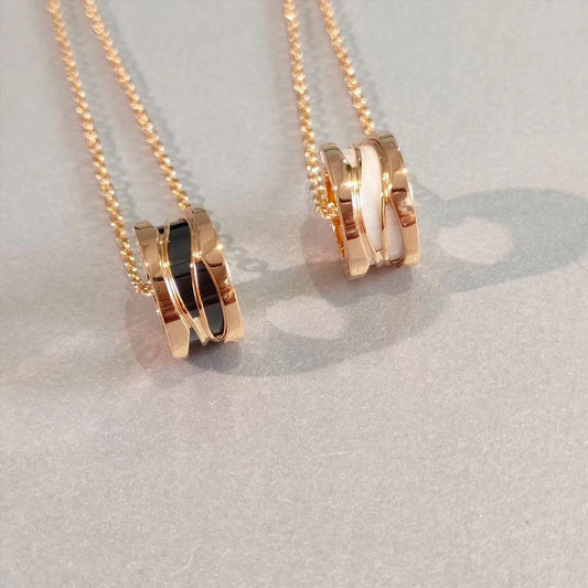 [Lora-Jewelry]ZERO 1 NECKLACE PINK GOLD