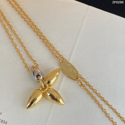 [Lora-Jewelry] COLLIER PENDENTIF LOUISETTE EN OR