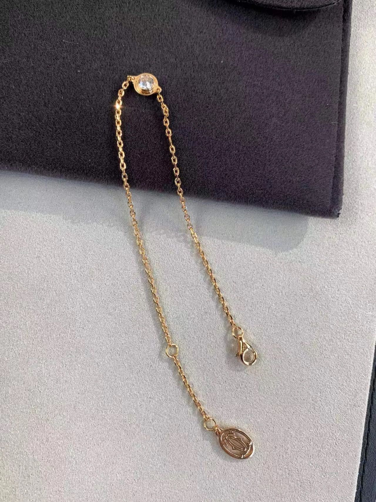 [ローラジュエリー]ダムール ダイヤモンド リンク ブレスレット
