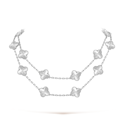 [Lora-Jewelry]TRÈFLE 20 MOTIFS LASER ARGENT
