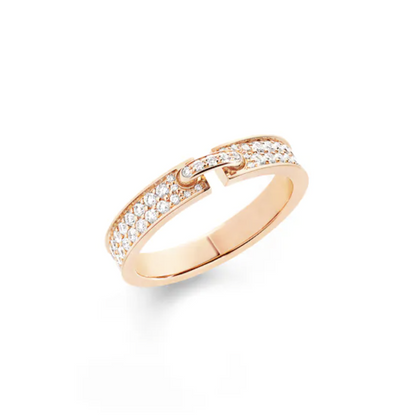 [Lora-Jewelry]ALLIANCE LIENS VIDENCE PAVED DIAMOND 4MM RING
