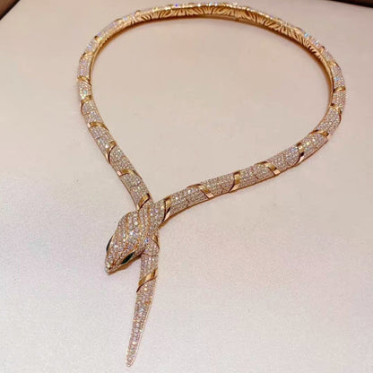 [Lora-Jewelry]HAUTE COUTURE GOLD SERPENTI NECKLACE