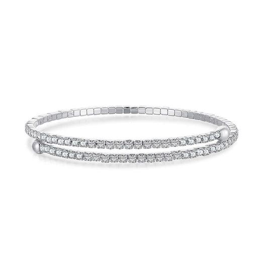 [Lora-Jewelry]ダイヤモンドの列ラウンドファッションブレスレット