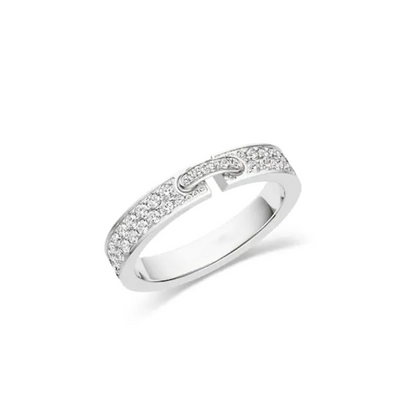[Lora-Jewelry]ALLIANCE LIENS VIDENCE PAVED DIAMOND 4MM RING