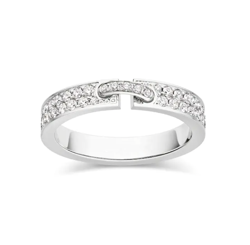 [Lora-Jewelry]ALLIANCE LIENS VIDENCE PAVED DIAMOND 4MM RING