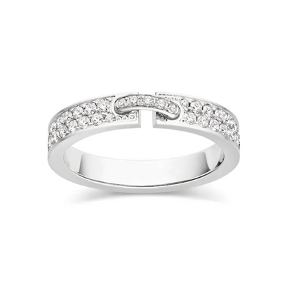 [Lora-Jewelry]ALLIANCE LIENS VIDENCE PAVED DIAMOND 4MM RING
