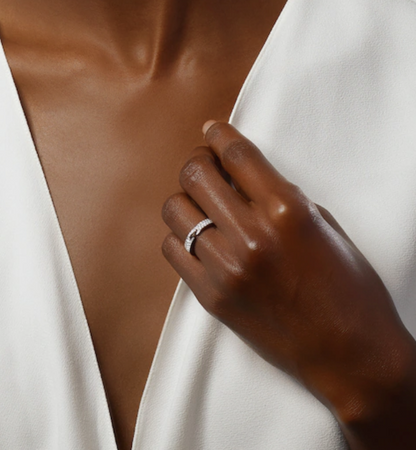 [Lora-Jewelry]ALLIANCE LIENS VIDENCE PAVED DIAMOND 4MM RING