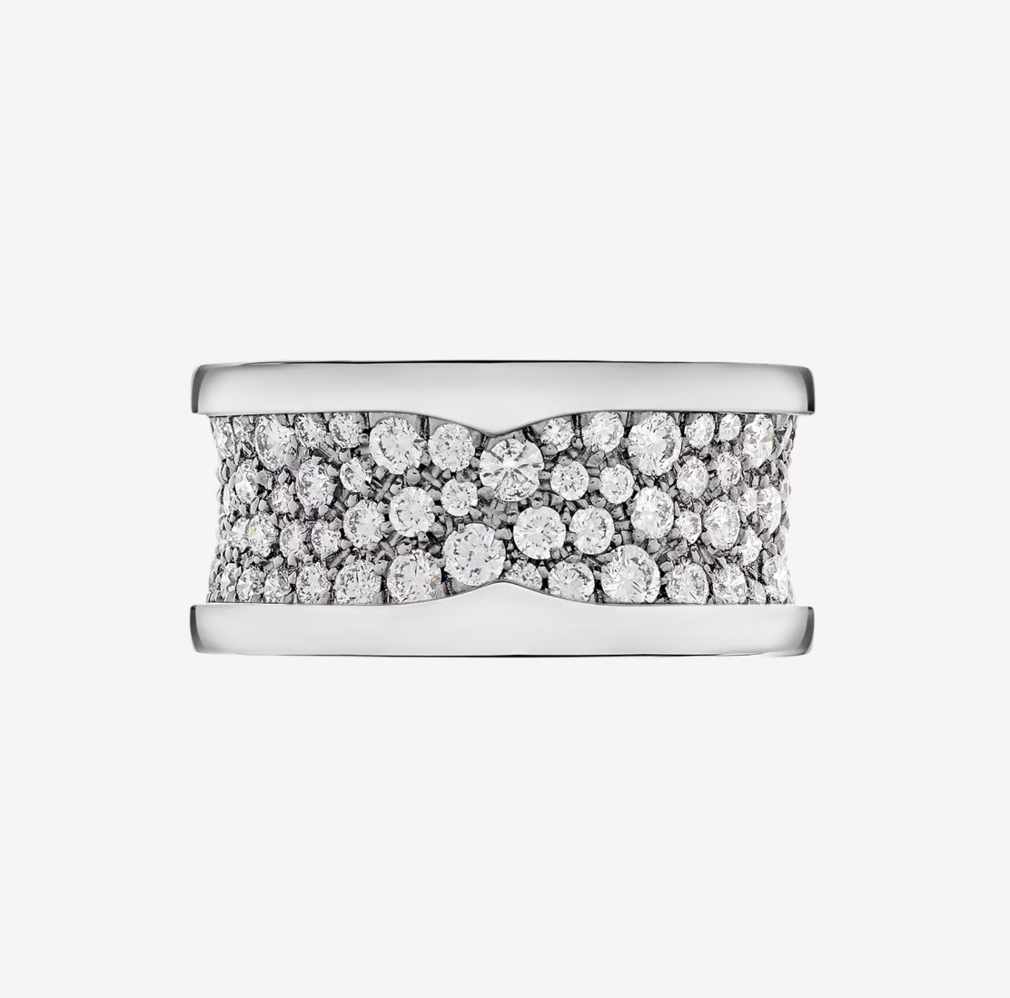 [Lora-Jewelry]ZERO 1 WITH PAVED DIAMONDS ON THE SPIRAL RING