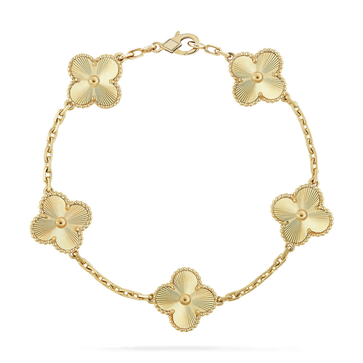 [Lora-Jewelry]CLOVER 5 FLOWERS LASER BRACELET
