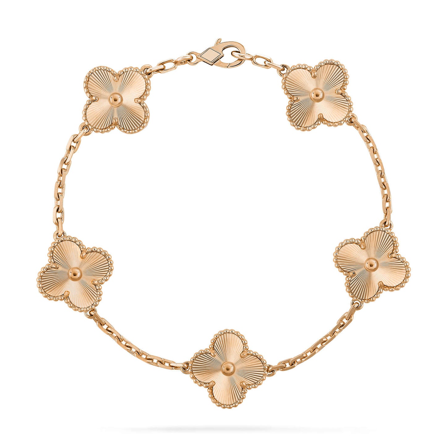 [Lora-Jewelry]CLOVER 5 FLOWERS LASER BRACELET