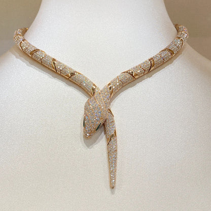 [Lora-Jewelry]HAUTE COUTURE GOLD SERPENTI NECKLACE