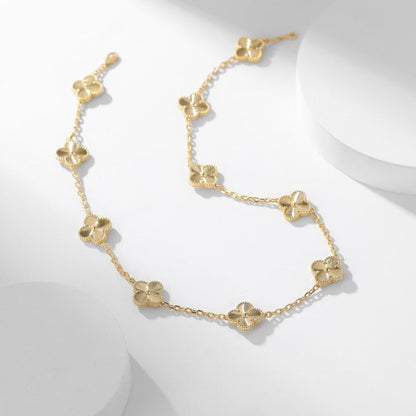 [Lora-Jewelry] COLLIER LASER TRÈFLE 10 MOTIFS