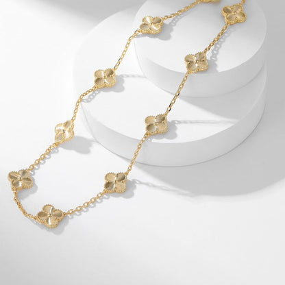 [Lora-Jewelry] COLLIER LASER TRÈFLE 10 MOTIFS