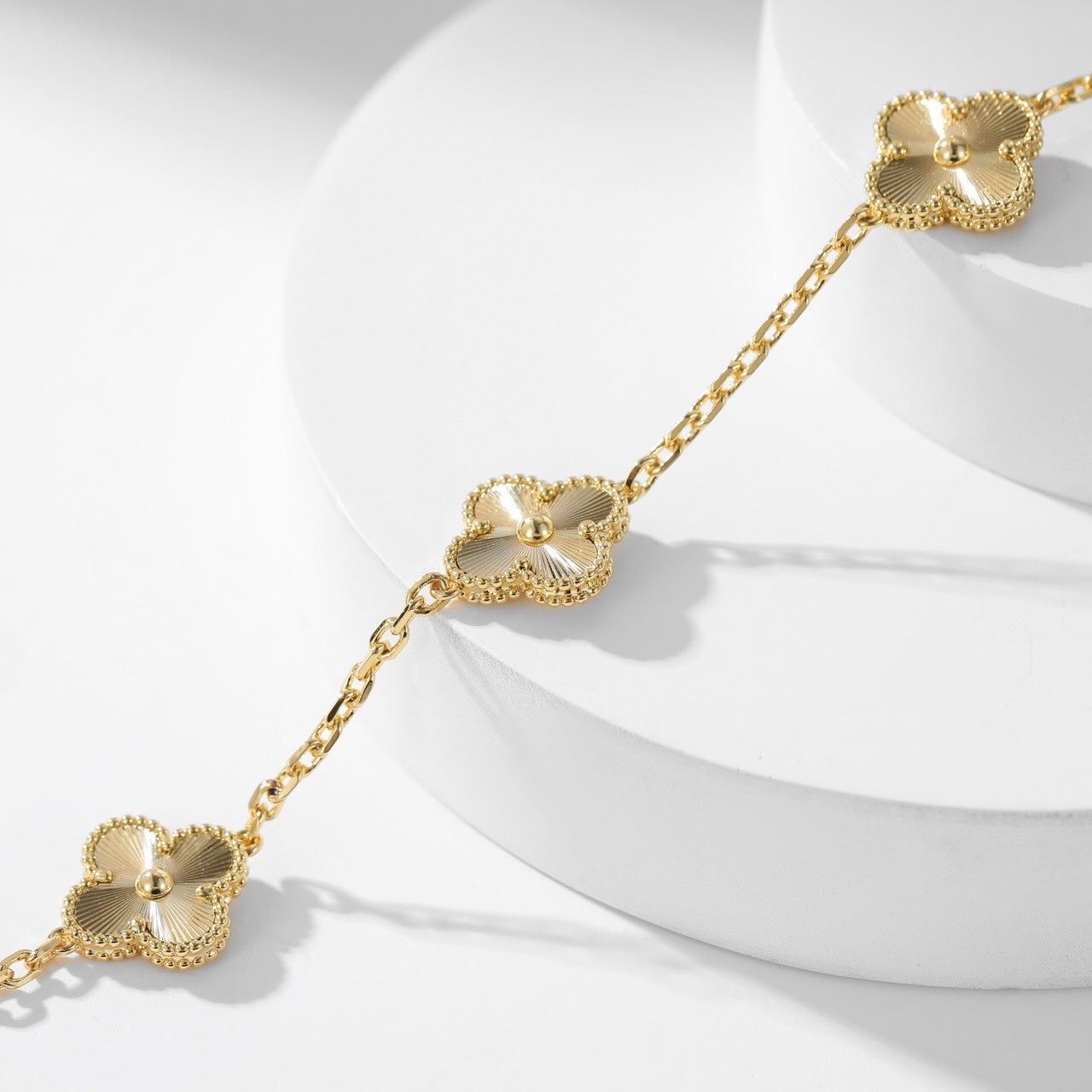 [Lora-Jewelry] COLLIER LASER TRÈFLE 10 MOTIFS