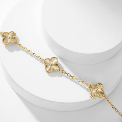 [Lora-Jewelry] COLLIER LASER TRÈFLE 10 MOTIFS