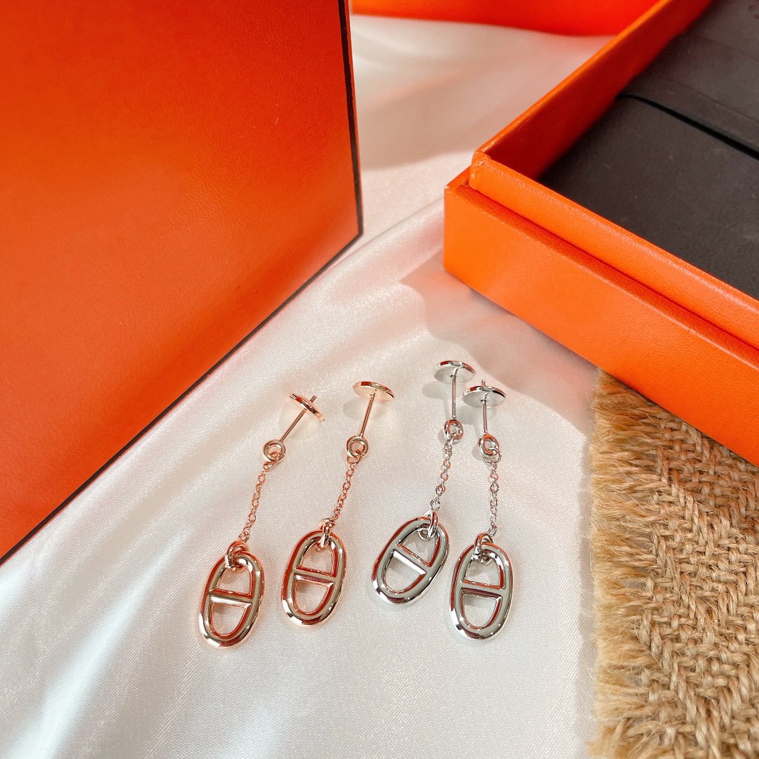 [Lora-Jewelry]Boucles d'oreilles à pompons en chaîne