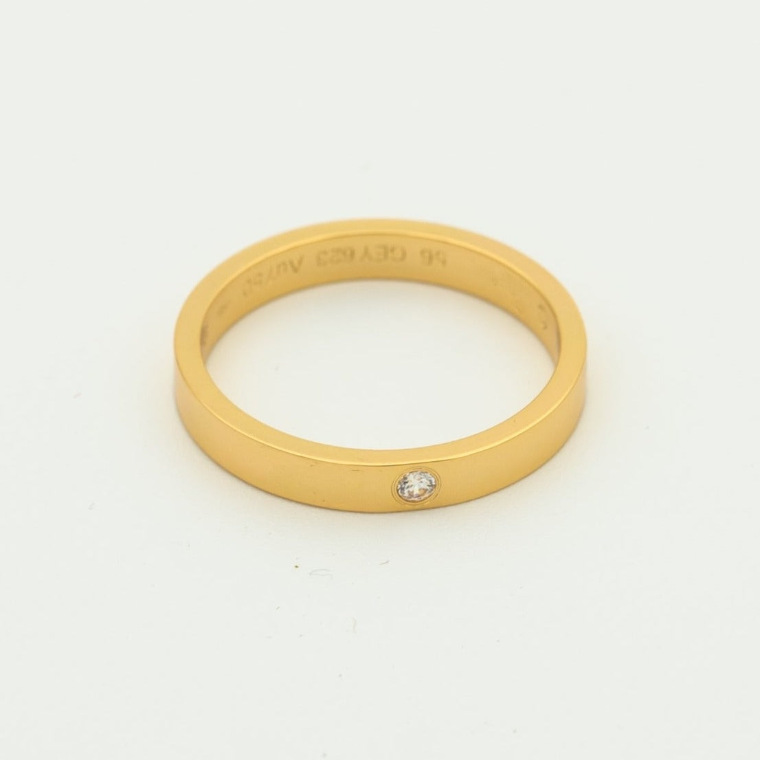[Lora-Jewelry]LOVE RING 4MM 1 DIAMOND