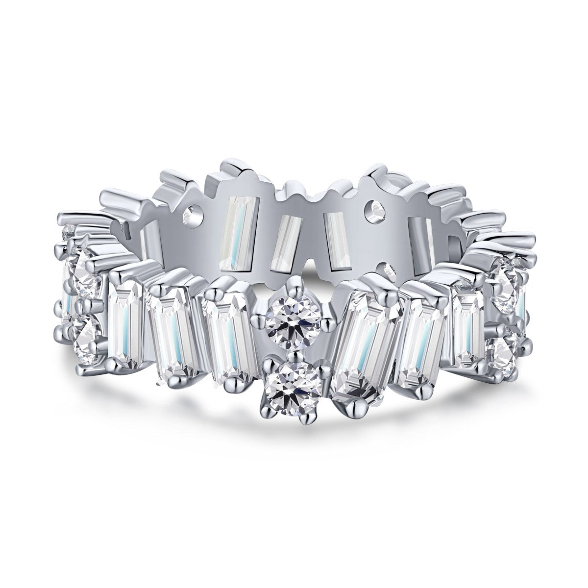 [Lora-Jewelry] Bague tennis délicate à formes multiples